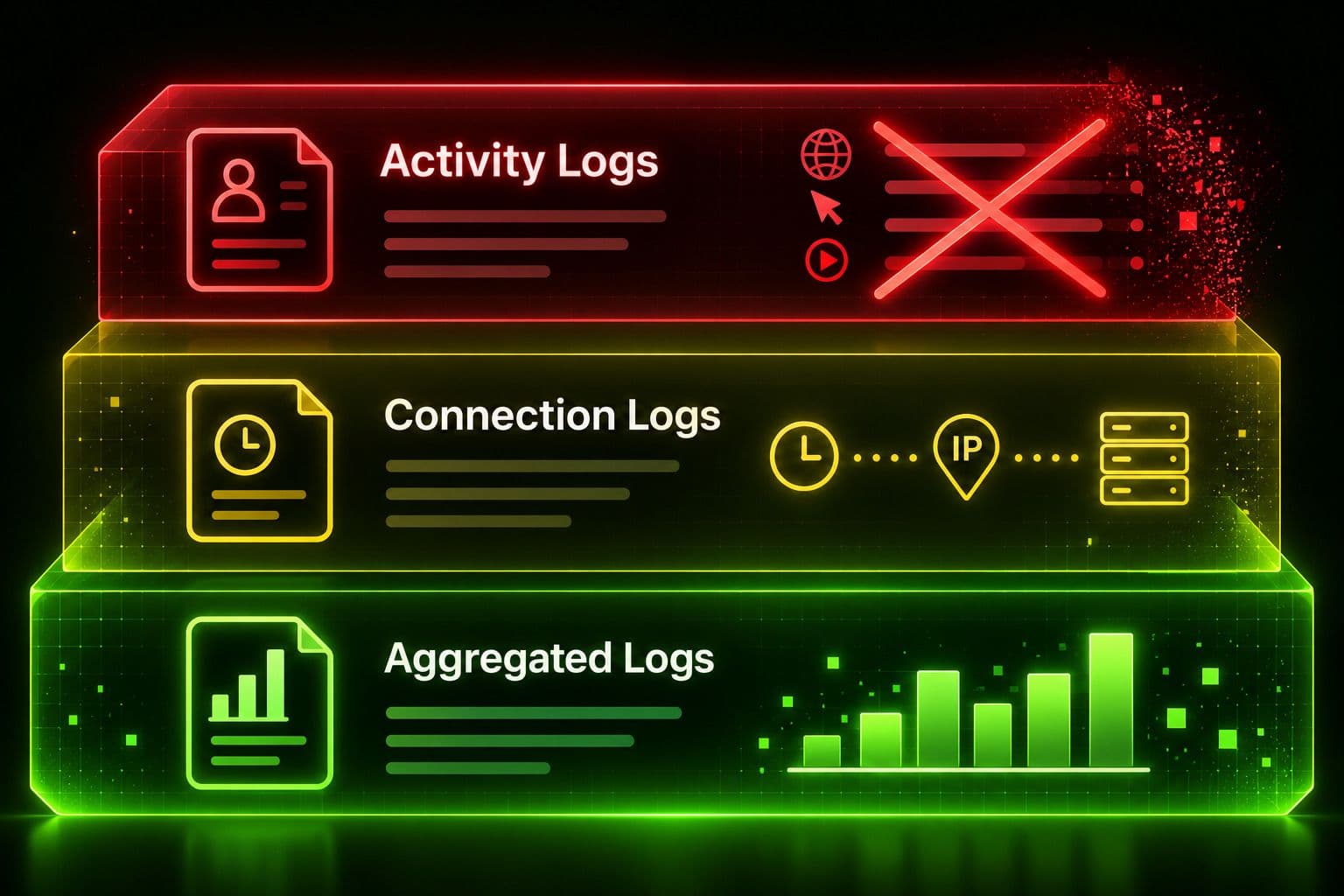 الأنواع الثلاثة لسجلات VPN