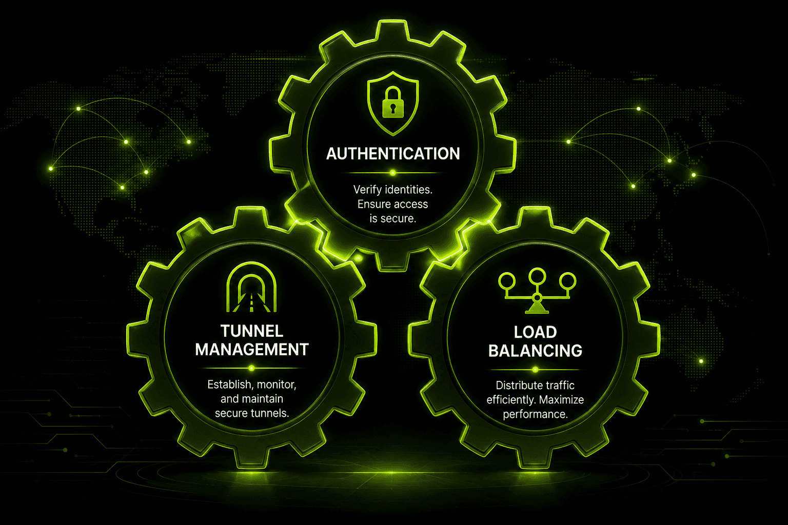 Sơ đồ cách VPN Concentrator hoạt động