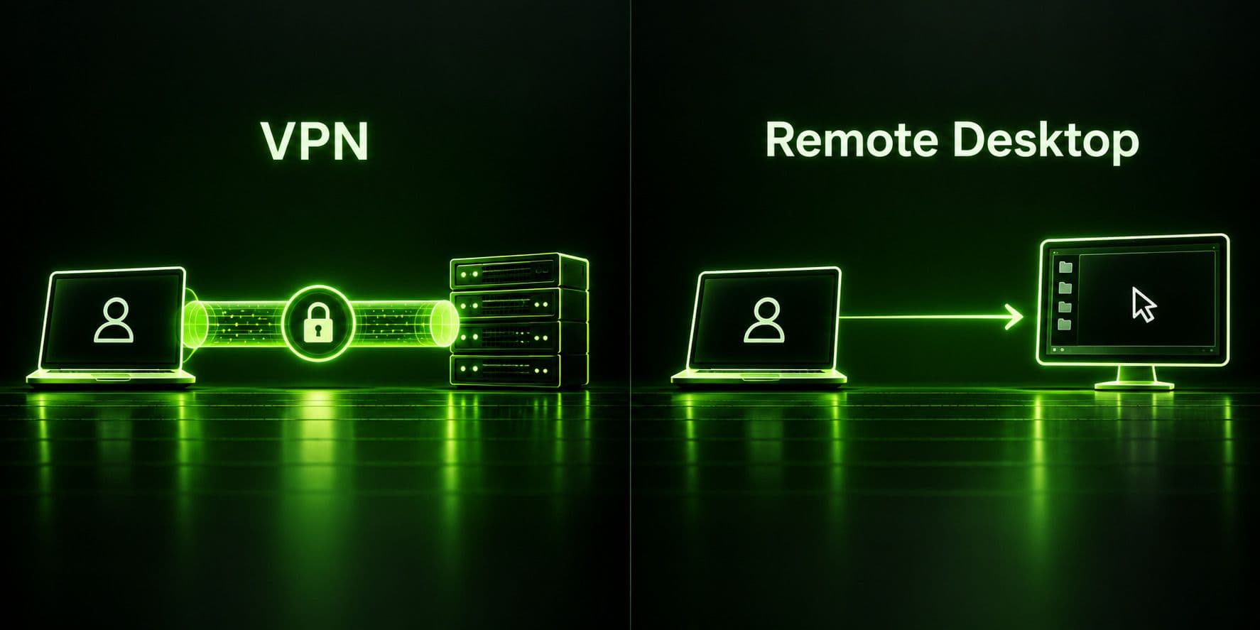VPNとリモートデスクトップの違い