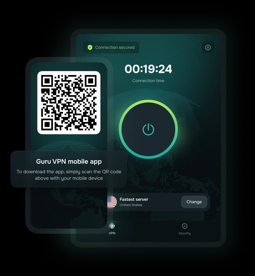 Mobile app illustration