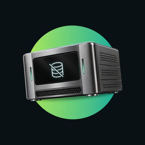 Servidor com banco de dados riscado