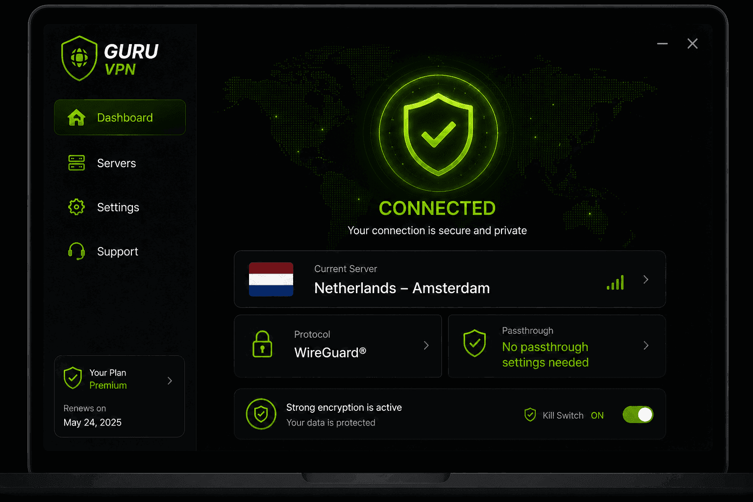 مخطط بروتوكول passthrough