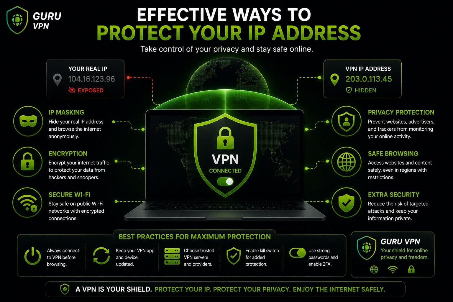 Come proteggere il tuo indirizzo IP